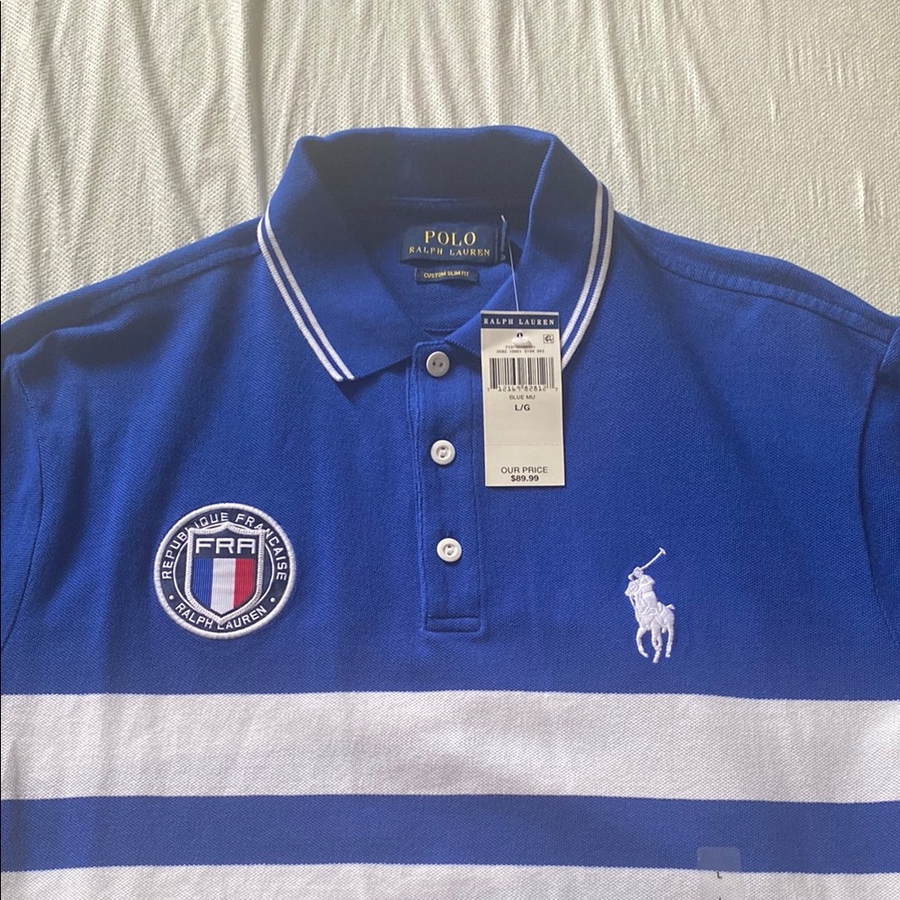 Ralph Lauren Men's Blue Polo Shirt